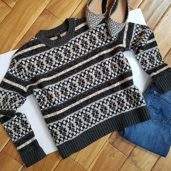 J. Crew Sweaters - J. CREW Fair Isle Nordic Wool Sweater